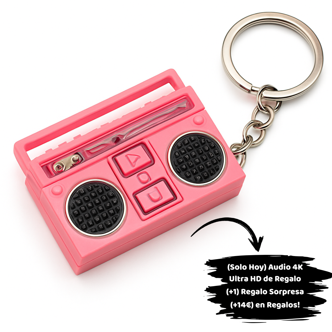 Mini Grabadora de Radio Retro