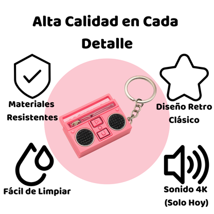 Mini Grabadora de Radio Retro