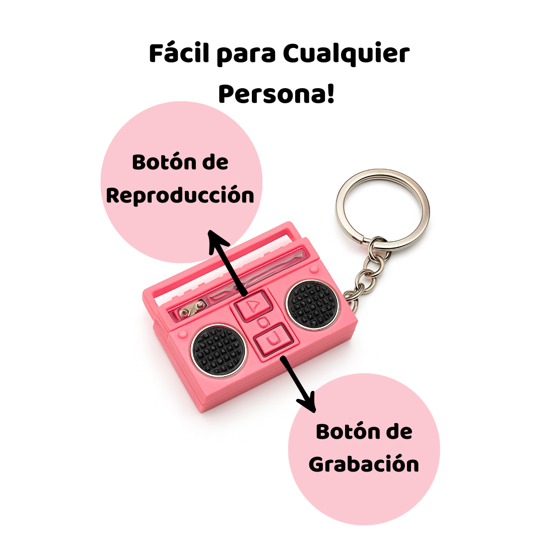 Mini Grabadora de Radio Retro